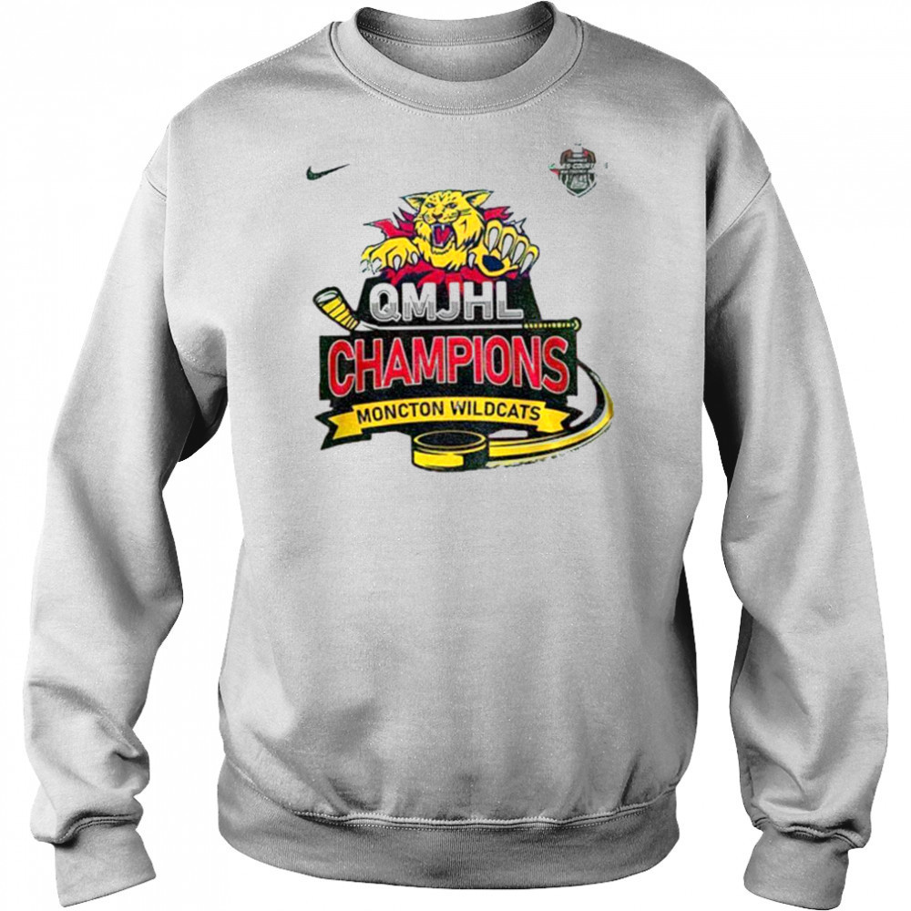 Moncton Wildcats Champions 2025 QMJHL Champions shirt Hoodie