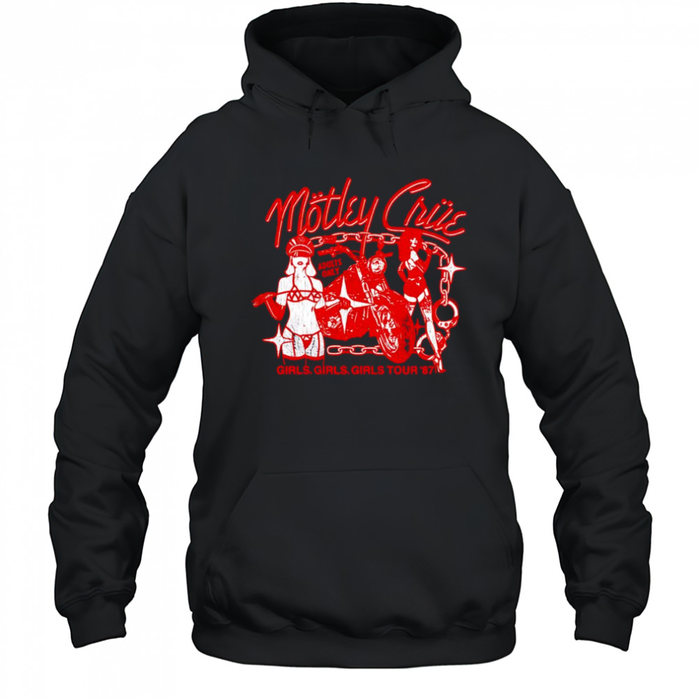 Motley Crue Girls 87 Tour shirt Hoodie