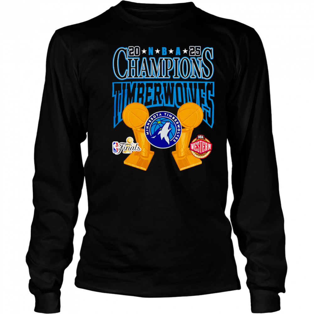 NBA Minnesota Timberwolves Big Champions 2025 shirt Long Sleeved