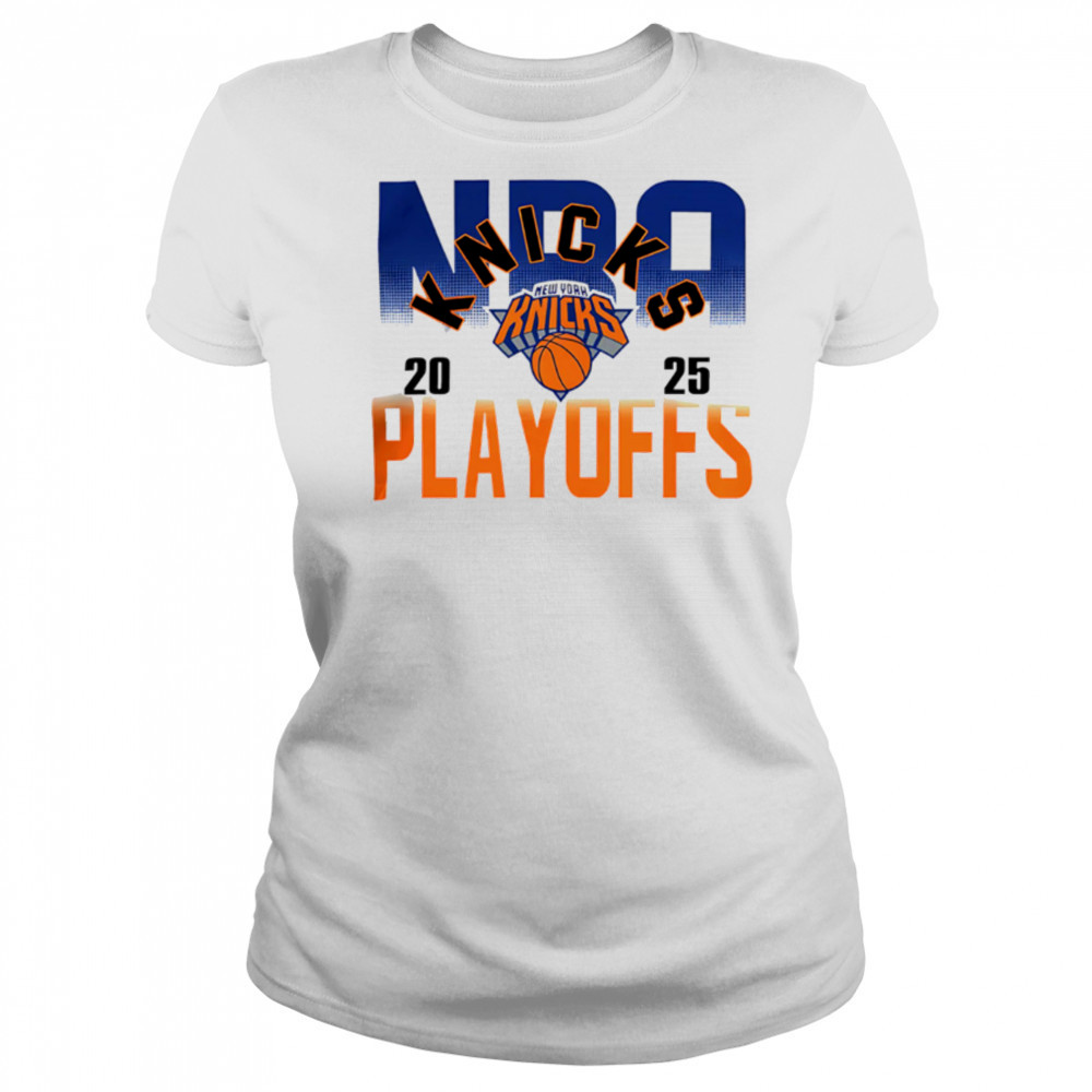 Nba Official New York Knicks 2025 Playoffs shirt Women's T-shirt