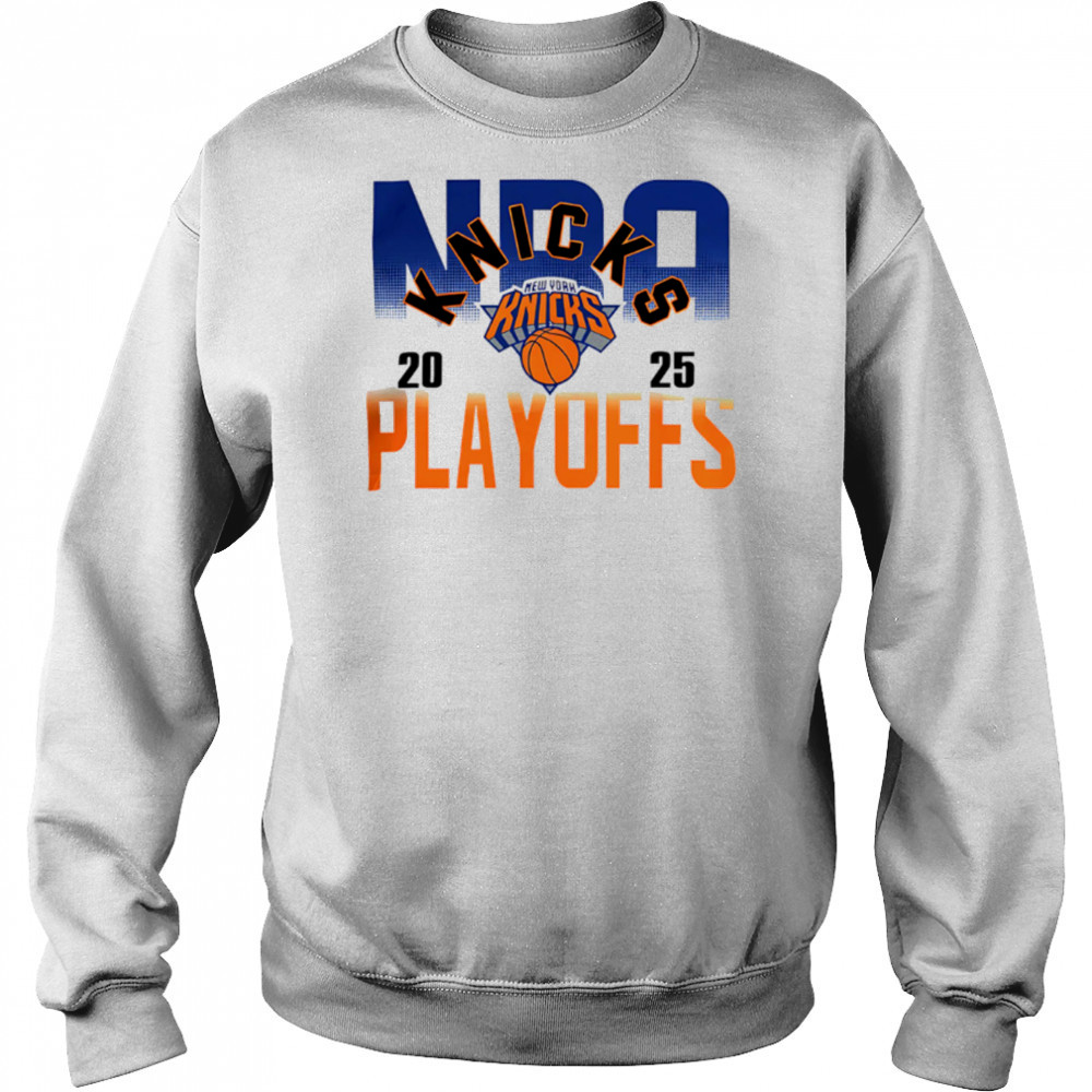 Nba Official New York Knicks 2025 Playoffs shirt Hoodie
