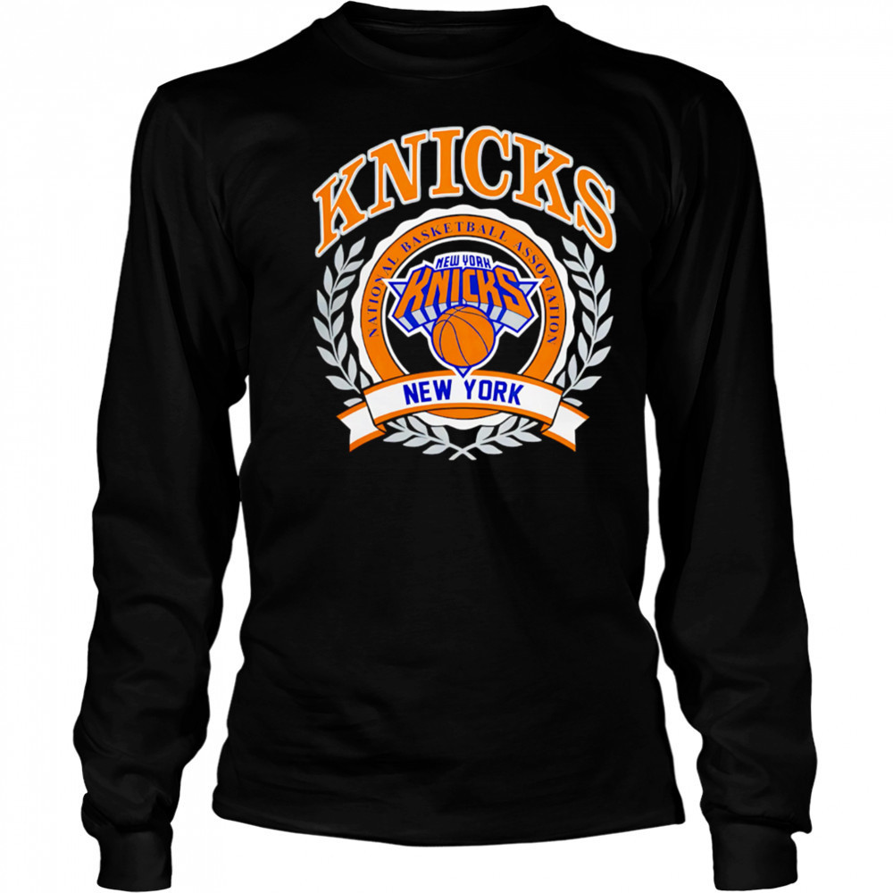 New York Knicks Crest National Basketball Association Logo 2025 shirt Long Sleeved