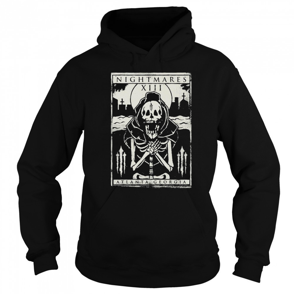 Nightmares Atlanta Georgia Skeleton T-shirt Sweatshirt