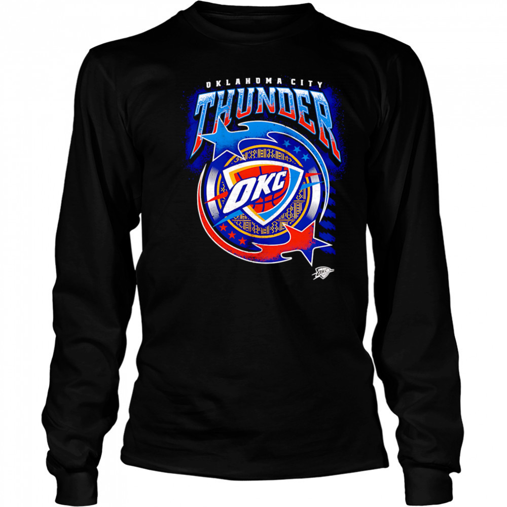 Oklahoma City Thunder Big retro shirt Long Sleeved