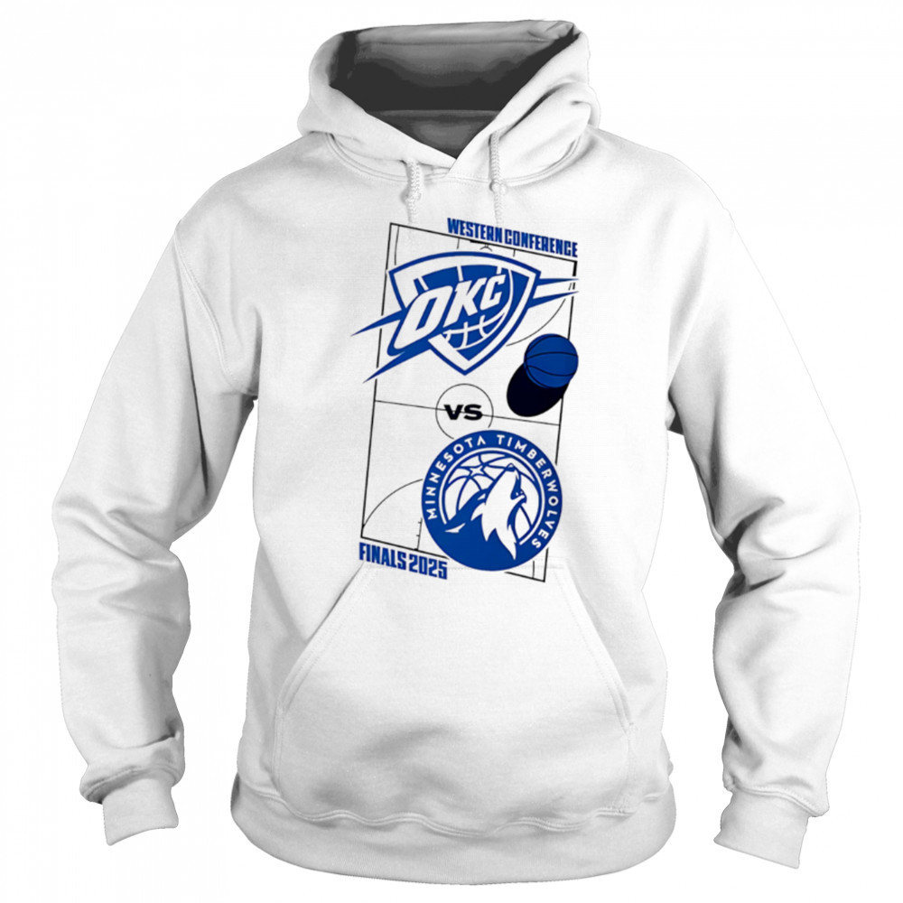 Oklahoma City Thunder vs Minnesota Timberwolves 2025 Western Conference Finals shirt Sweatshirt