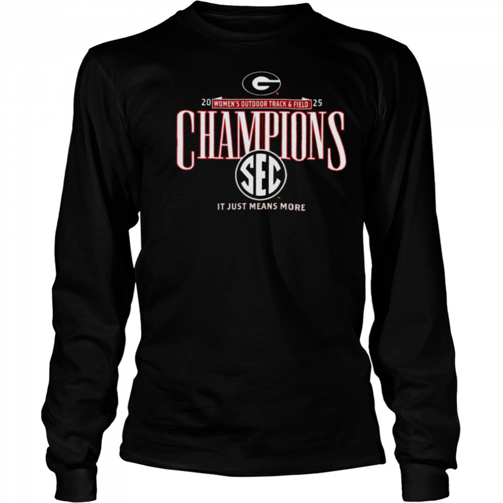 Oregon Ducks 2025 Big Ten Conference Outdoor Track And Field Champions Unisex T Shirt Long Sleeved