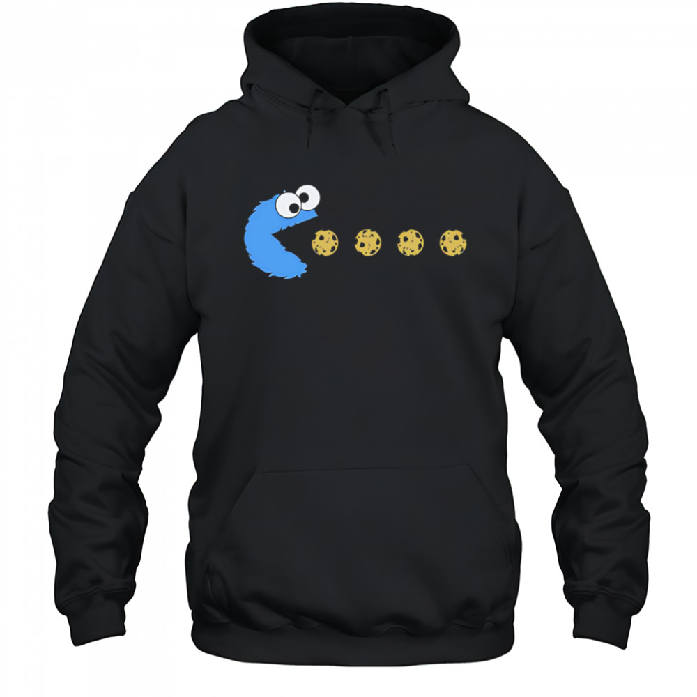 Pac Man Cookie Monster shirt Hoodie