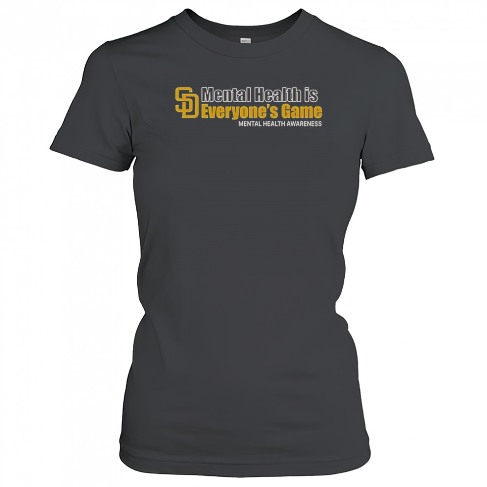 Padres Mental Health Is Everyone’s Game 2025 T-Shirt Women's T-shirt