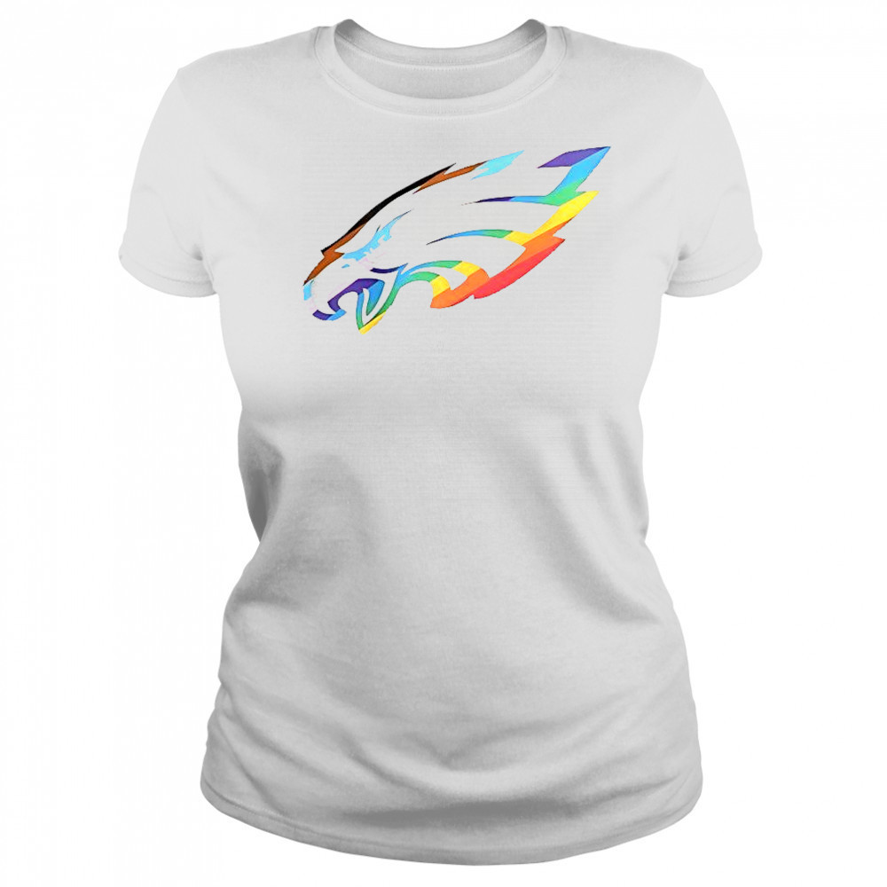 Philadelphia Eagles Logo Pride T-Shirt Women's T-shirt