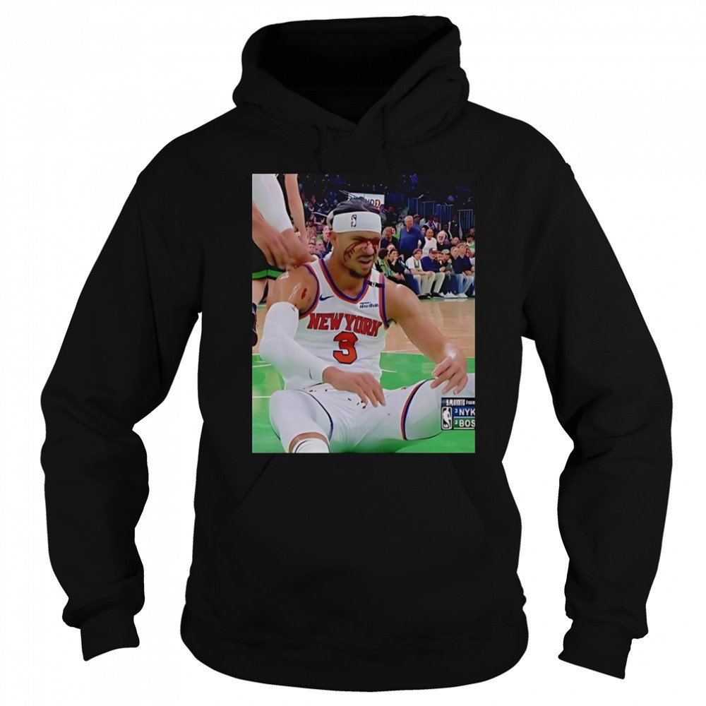 Photos Of Josh Hart After Getting Elbowed In The Face T-Shirt Sweatshirt