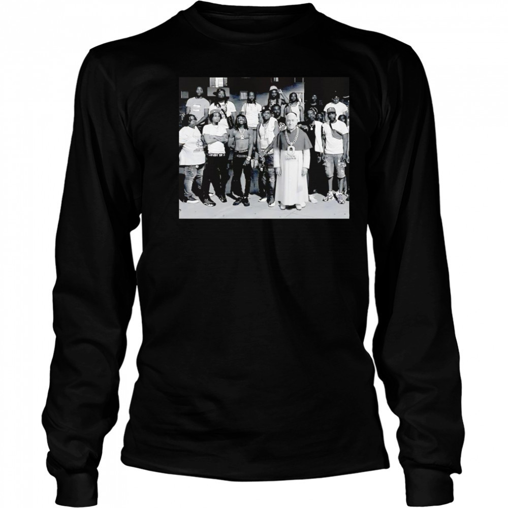 Pope On O Block shirt Long Sleeved
