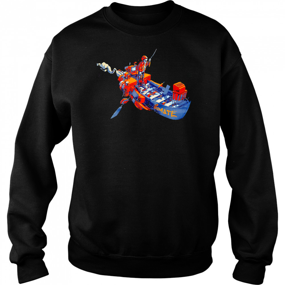 Primate Boat Robot classic shirt Hoodie