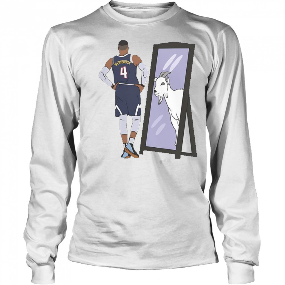 Russell Westbrook Mirror Goat Denver T-Shirt Long Sleeved