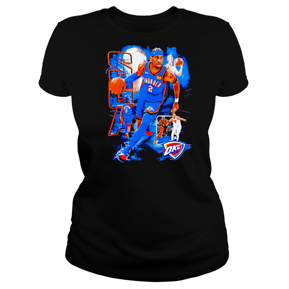 SGA Shai Gilgeous-Alexander OKC graphic shirt Women's T-shirt
