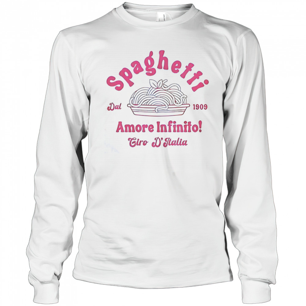 Spaghetti Amore Infinito Dal 1909 T-Shirt Long Sleeved