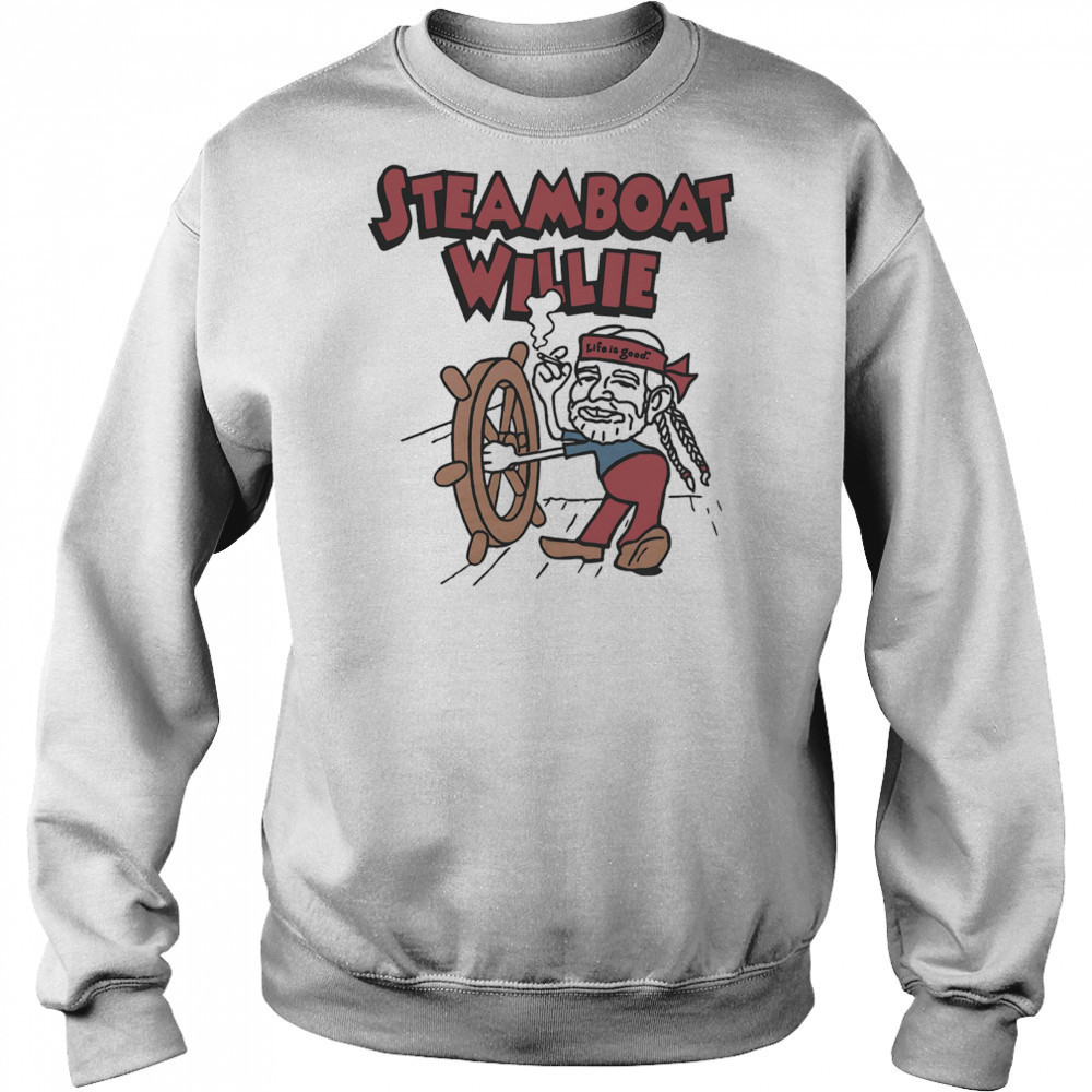 Steamboat Willie Nelson smoking shirt Hoodie