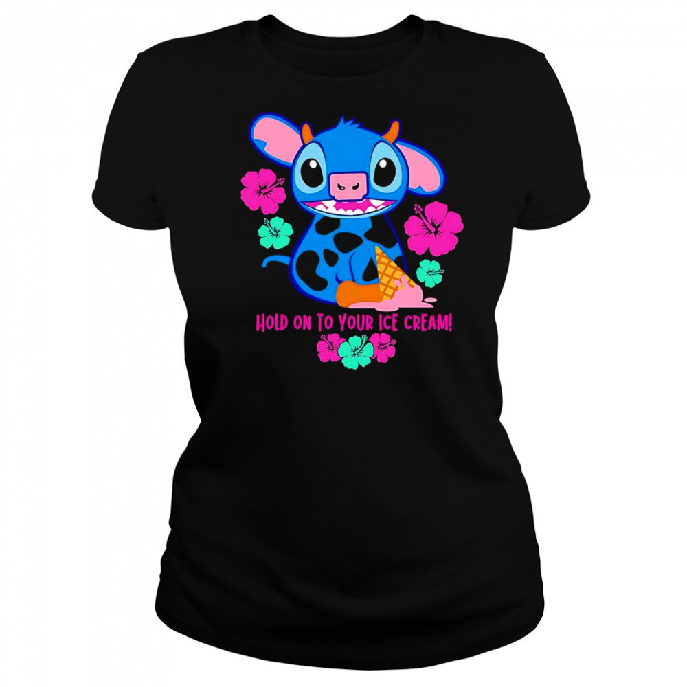 Stitch Hold on to your ice cream shirt Women's T-shirt