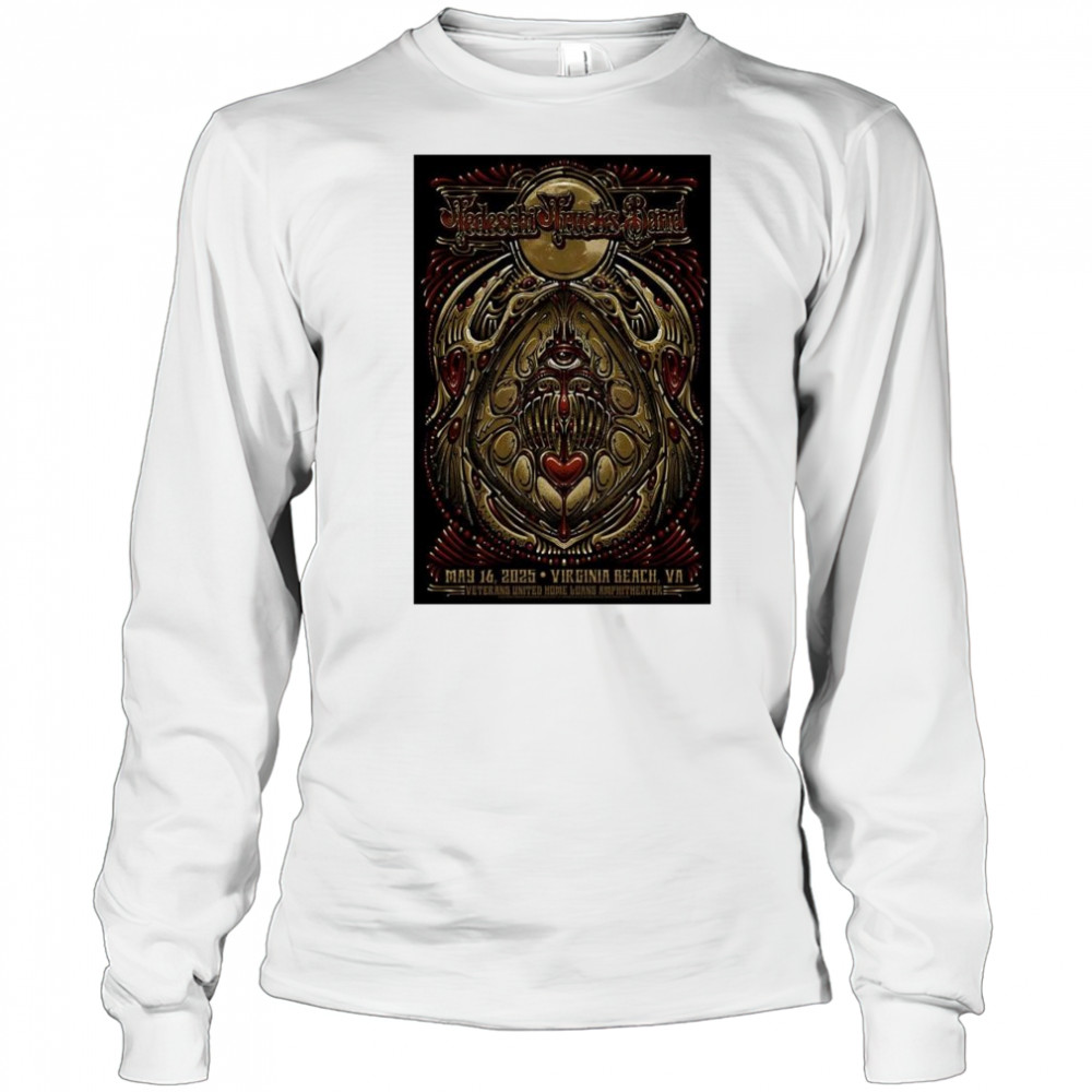Tedeschi Trucks Band Veterans United Home Loans Amphitheater Virginia Beach, VA May 16 2025 Concert t-shirt Long Sleeved