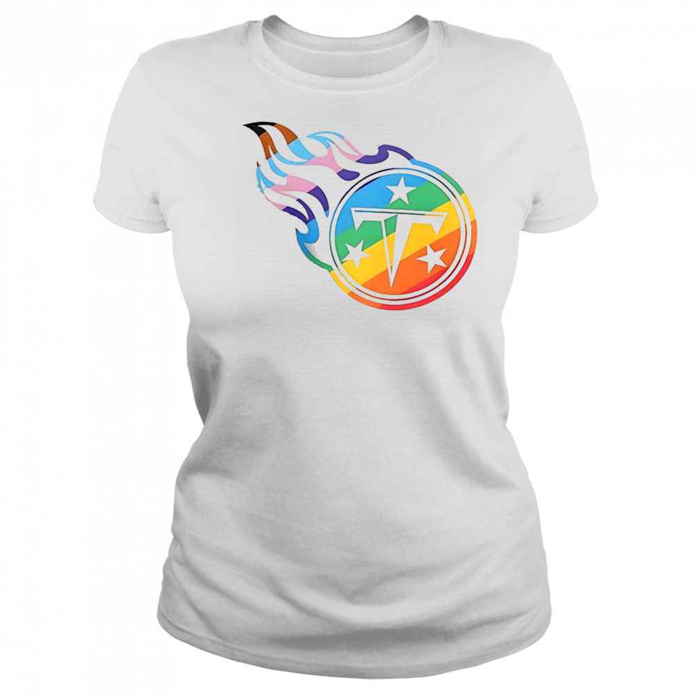 Tennessee Titans Logo Pride T-Shirt Women's T-shirt