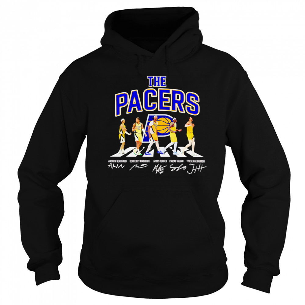 The Indiana Pacers Basketball Abbey Road Signatures 2025 shirt Sweatshirt