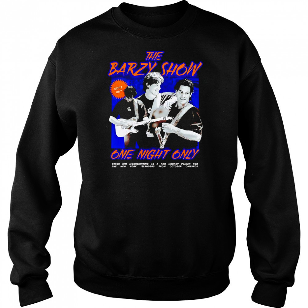 The mathew barzal show one night only shirt Hoodie