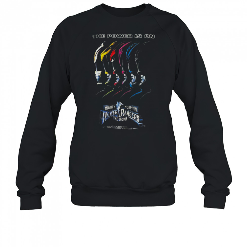 The Movie The Power Is On Black T Shirt Sweatshirt