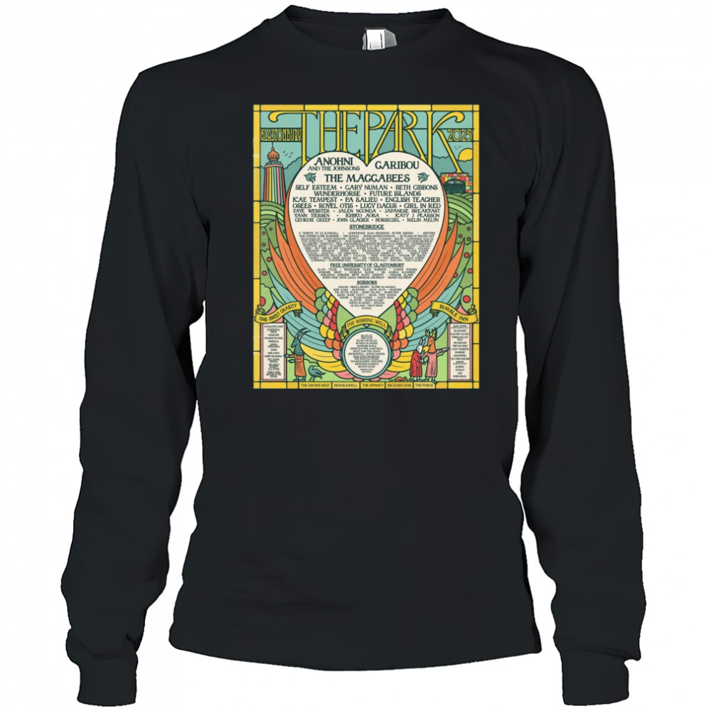 The Park Glastonbury Festival 2025 Hms Sweet Charity The Wishing Well Bimble Inn Poster t-shirt Long Sleeved