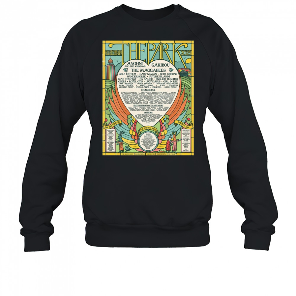 The Park Glastonbury Festival 2025 Hms Sweet Charity The Wishing Well Bimble Inn Poster t-shirt Sweatshirt