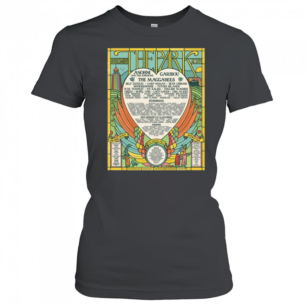 The Park Glastonbury Festival 2025 Hms Sweet Charity The Wishing Well Bimble Inn Poster t-shirt Women's T-shirt