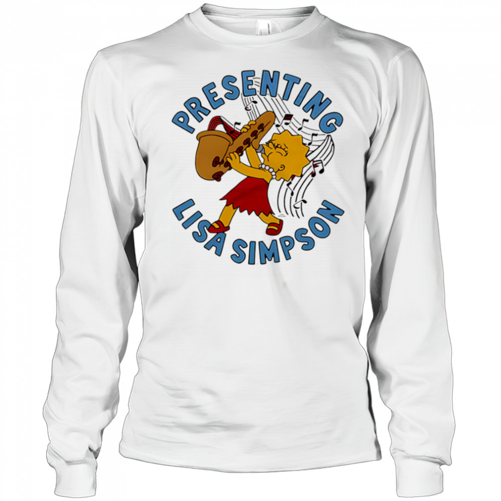 The Simpsons Presenting Lisa Simpson shirt Long Sleeved