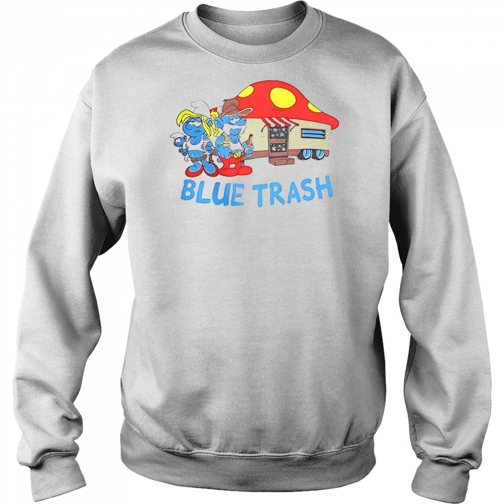 The Smurfs Blue Trash T-Shirt Hoodie