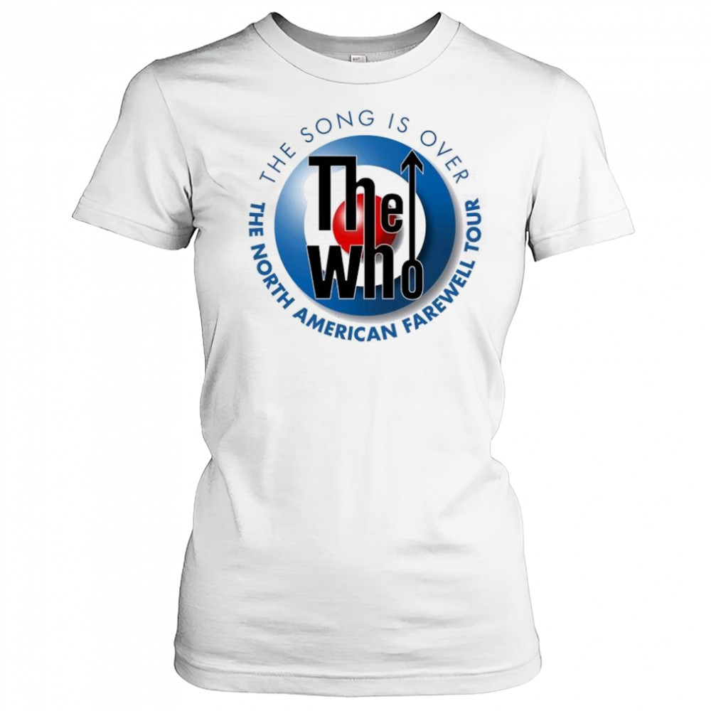 The Who The North American Farewell Tour The Song Is Over 2025 t-shirt Women's T-shirt