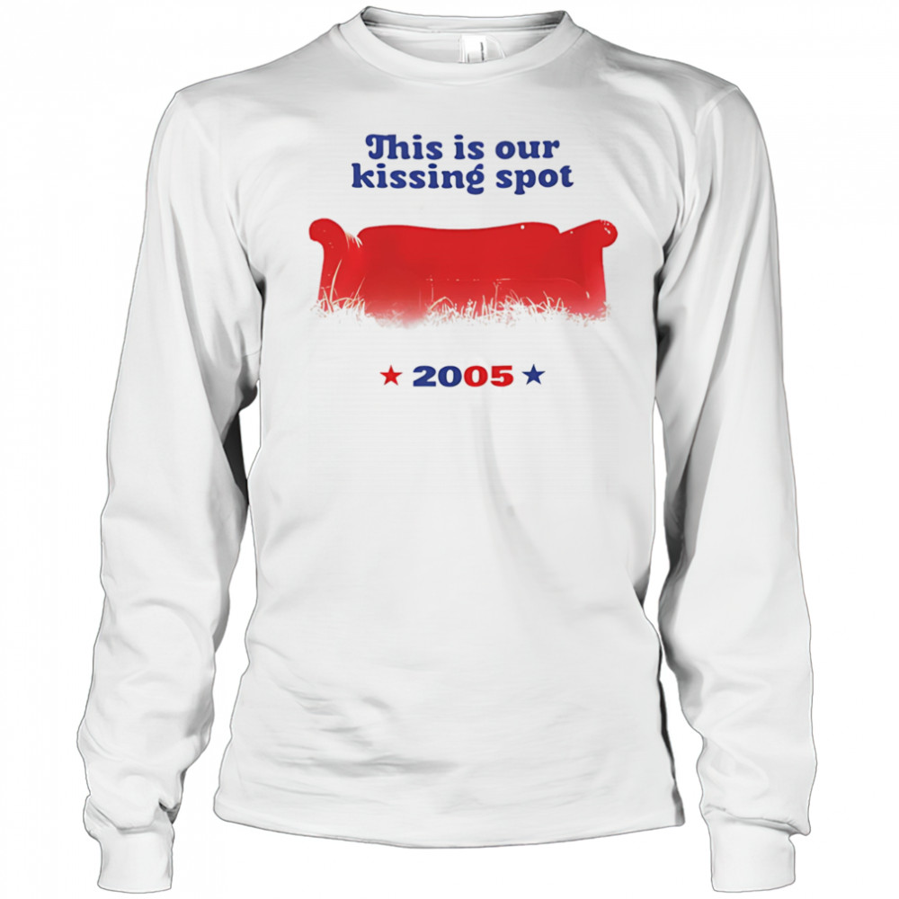 This is our kissing spot shirt Long Sleeved