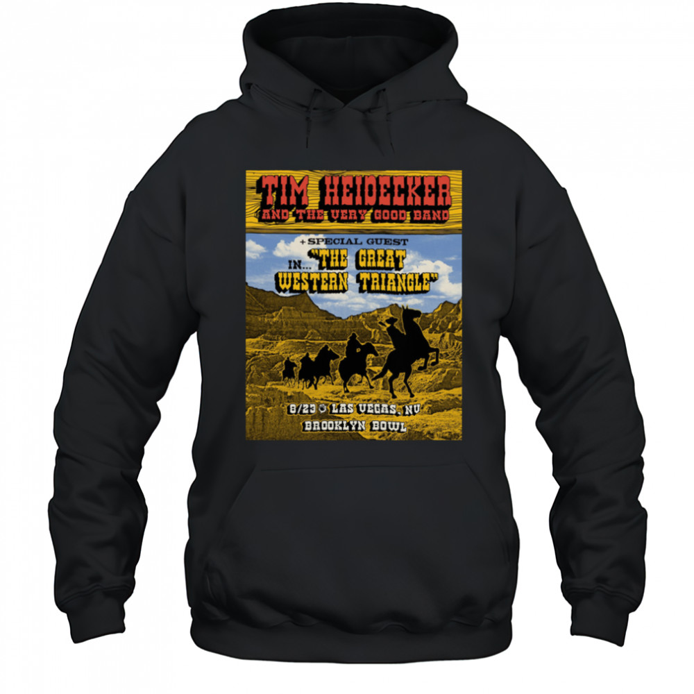 Tim Heidecker & The Very Good Band In The Great Western Triangle 2025 Tour T shirts Hoodie