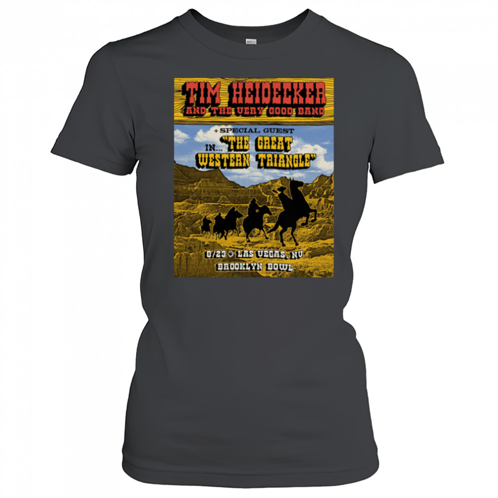 Tim Heidecker & The Very Good Band In The Great Western Triangle 2025 Tour T shirts Women's T-shirt