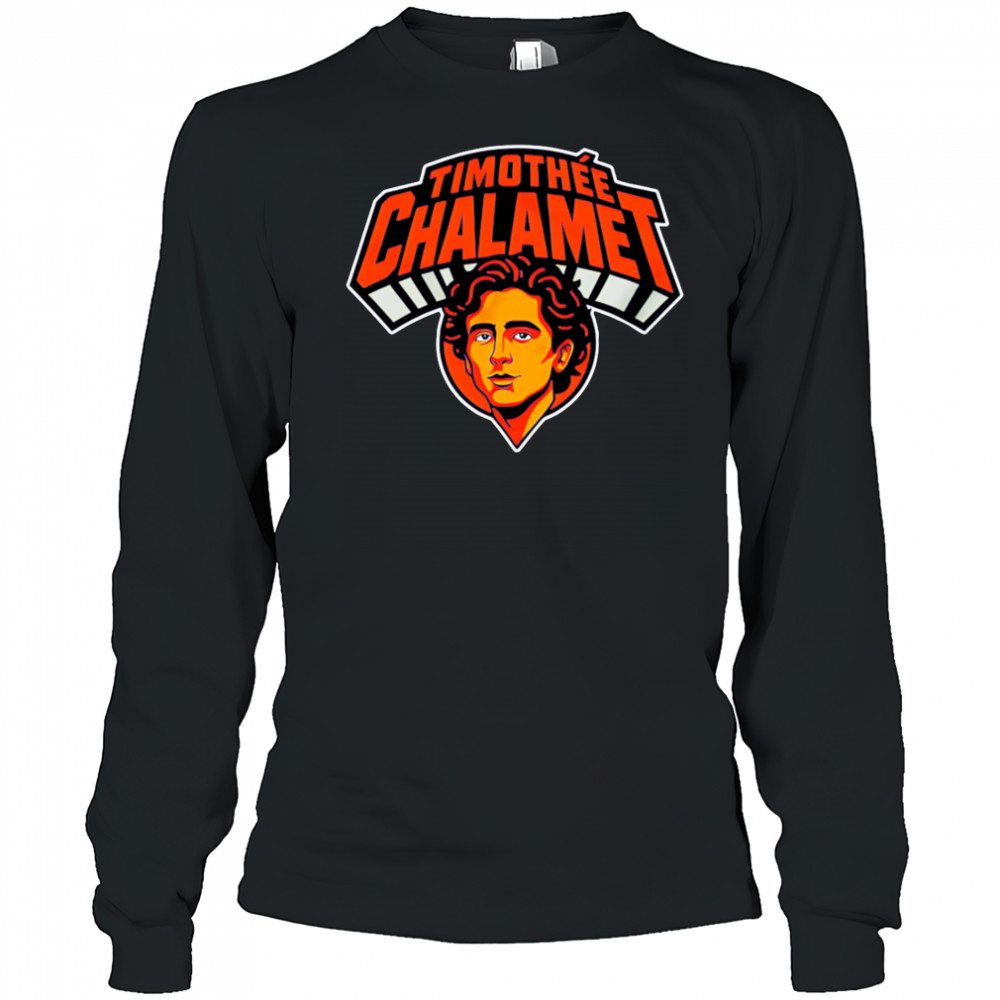 Timothee Chalamet New York Knicks shirt Long Sleeved