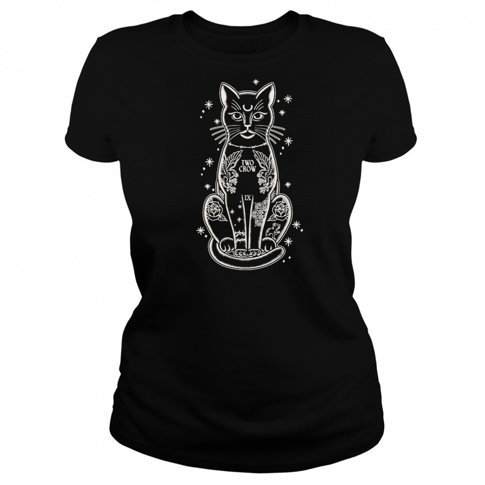 Two Crow Tattoo Cat T-shirt Women's T-shirt