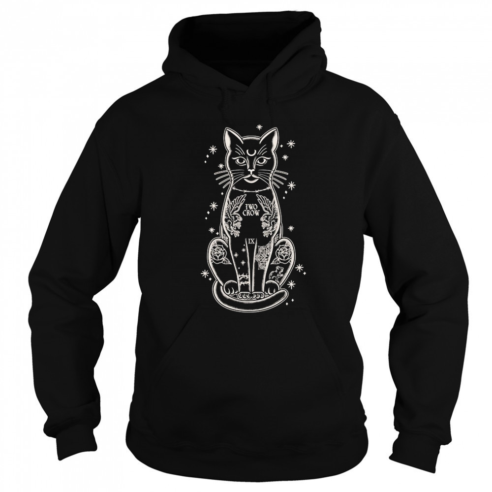 Two Crow Tattoo Cat T-shirt Sweatshirt