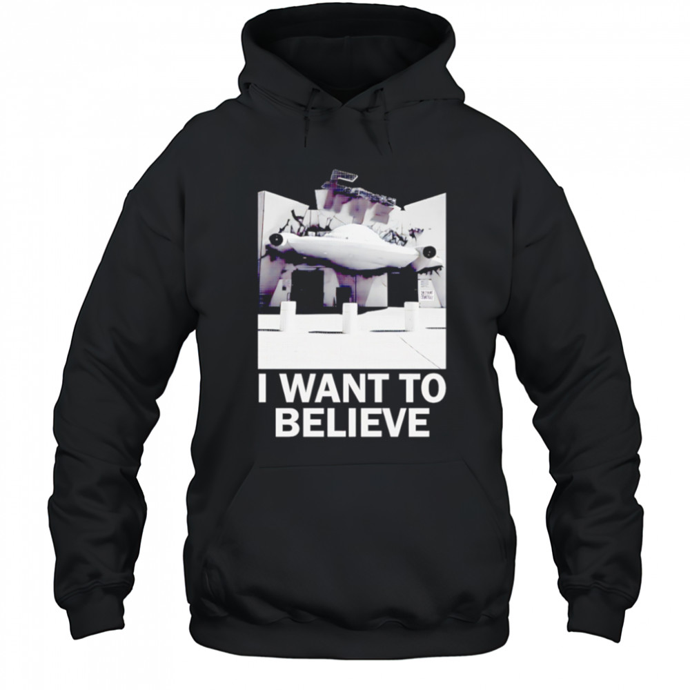 UFO i want to believe shirt Hoodie