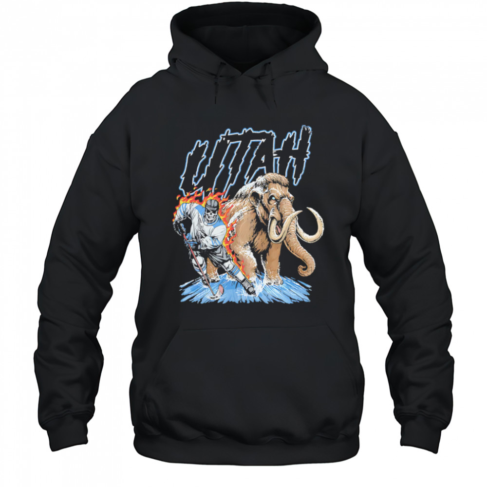 Utah Hockey Dt Essential Skeleton shirt Hoodie