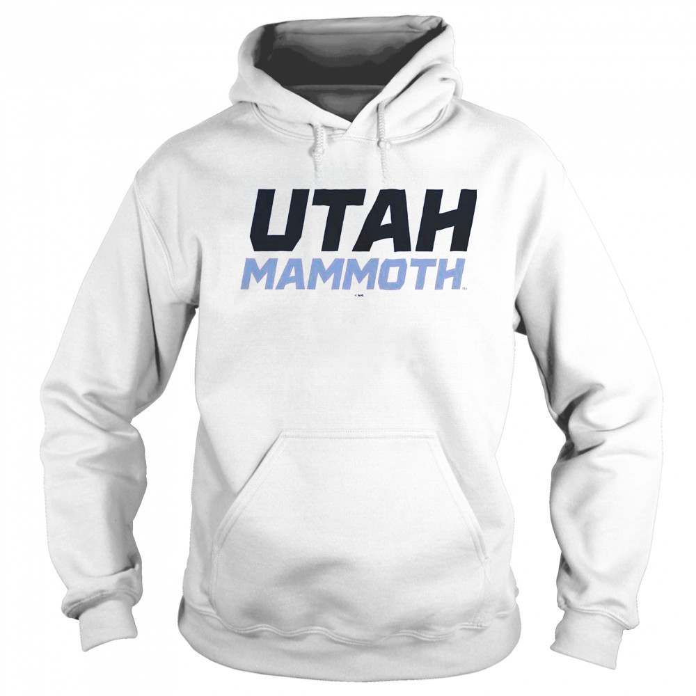 Utah Mammoth Wordmark Logo T-Shirt Sweatshirt