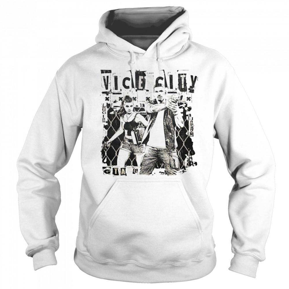 Vice City Gtag vintage black white shirt Sweatshirt