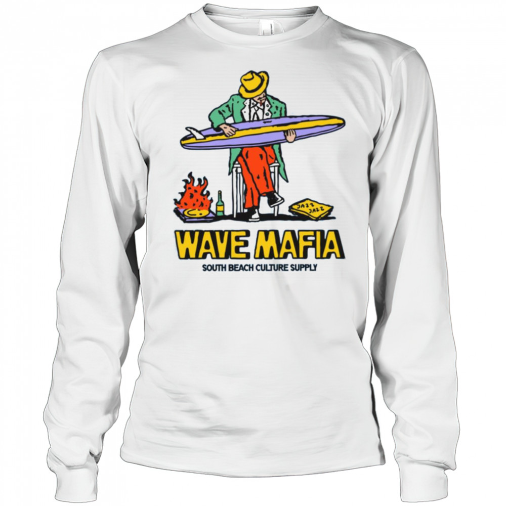 Wave Mafia South Beach Culture Supply T Shirt Long Sleeved