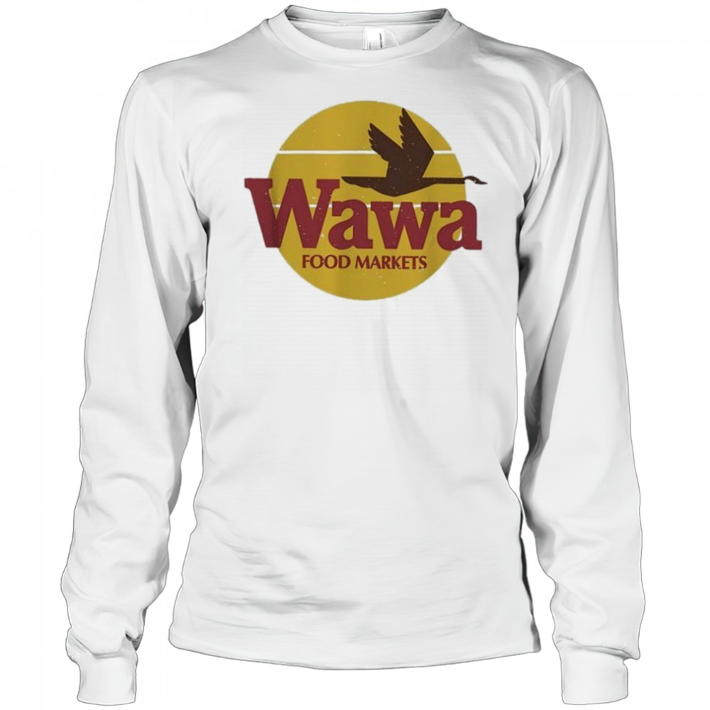 Wawa Food Markets Logo T-shirt Long Sleeved