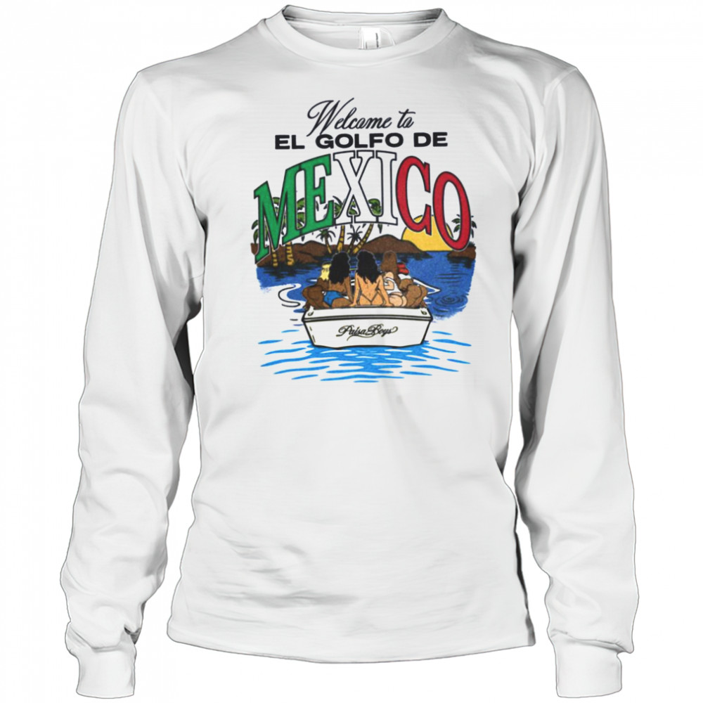 Welcome to El Golfo De Mexico Paisa Boys T Shirt Long Sleeved