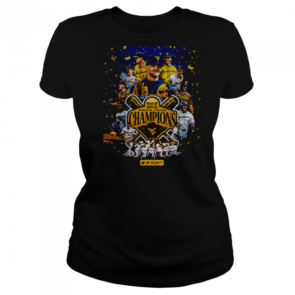 West virginia Mountaineers Baseball Regular Season Champions 2025 Baseball shirt Women's T-shirt
