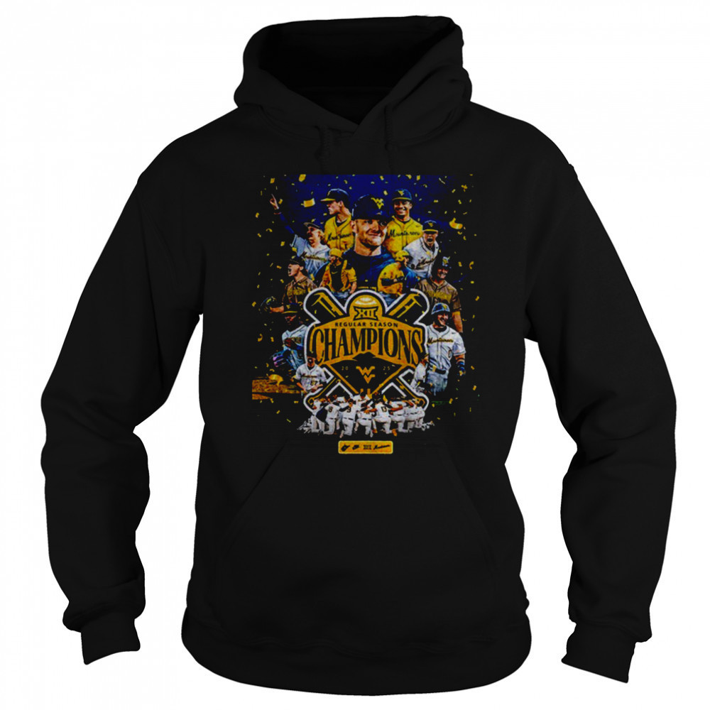 West virginia Mountaineers Baseball Regular Season Champions 2025 Baseball shirt Sweatshirt