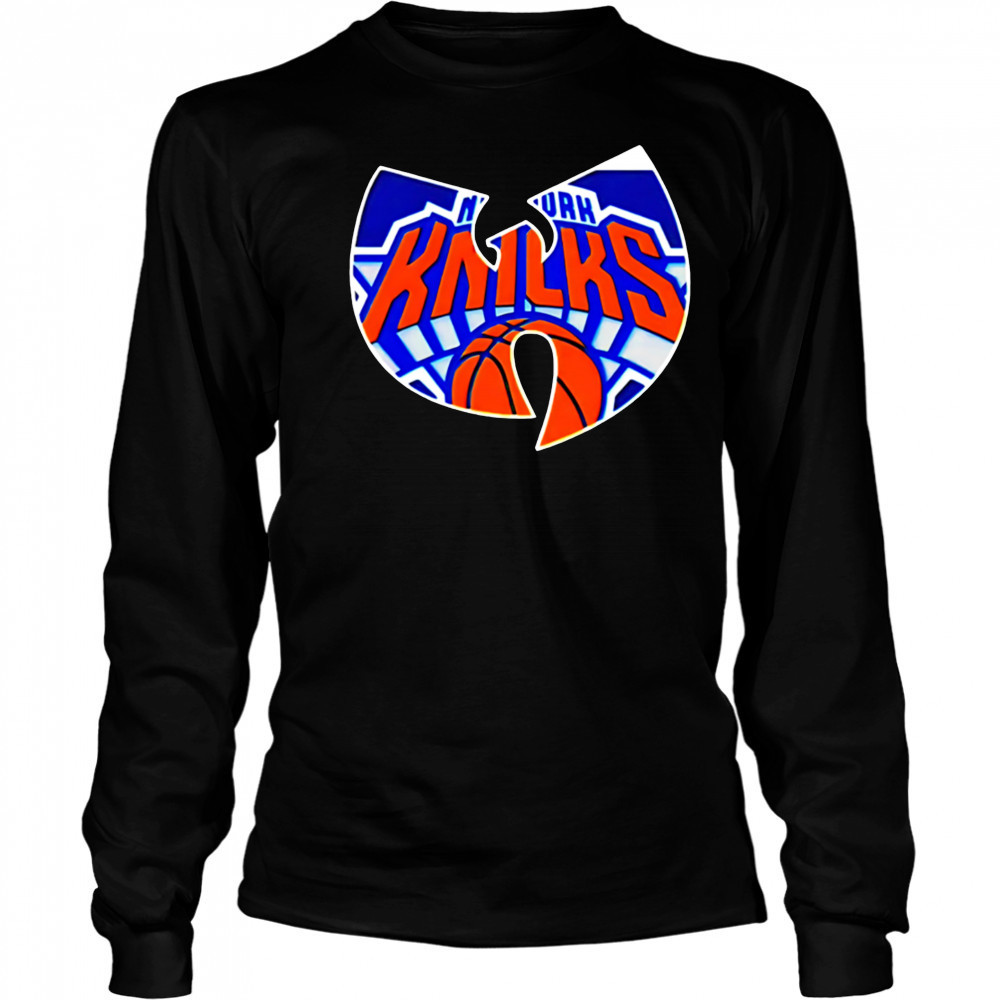 Wu Tang New York Knicks Basketball logo shirt Long Sleeved