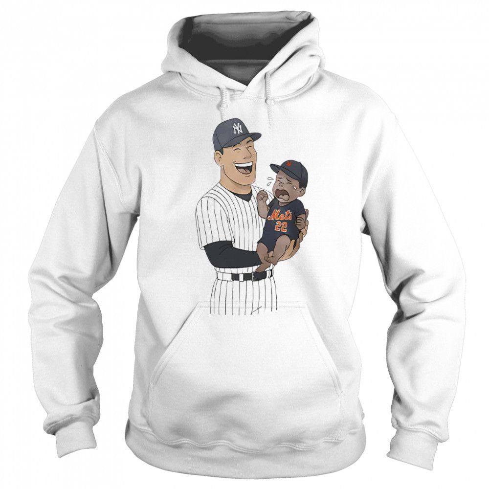 Yankees holding crying Mets baby shirt Sweatshirt