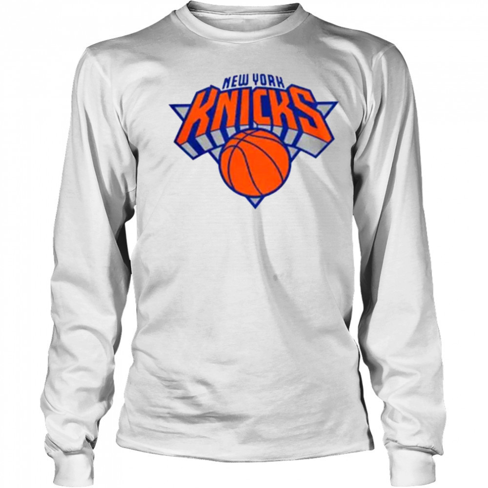 2024 25 New York Knicks Nike City T Shirt Long Sleeved